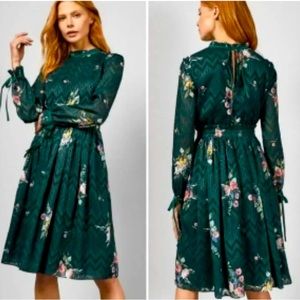 Ted Baker Sofiya Floral Ribbon Tie Dress